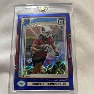 2024 Optic Preview Rated Rookie Marvin Harrison Jr. #393 Blue Scope Prizm‎ (RC)